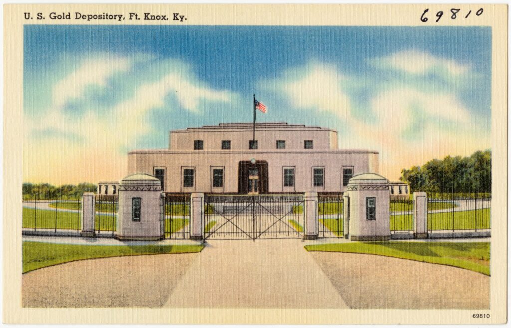 U._S._Gold_Depository,_Ft._Knox,_KY_(69810) Fort Knox Gold Vault